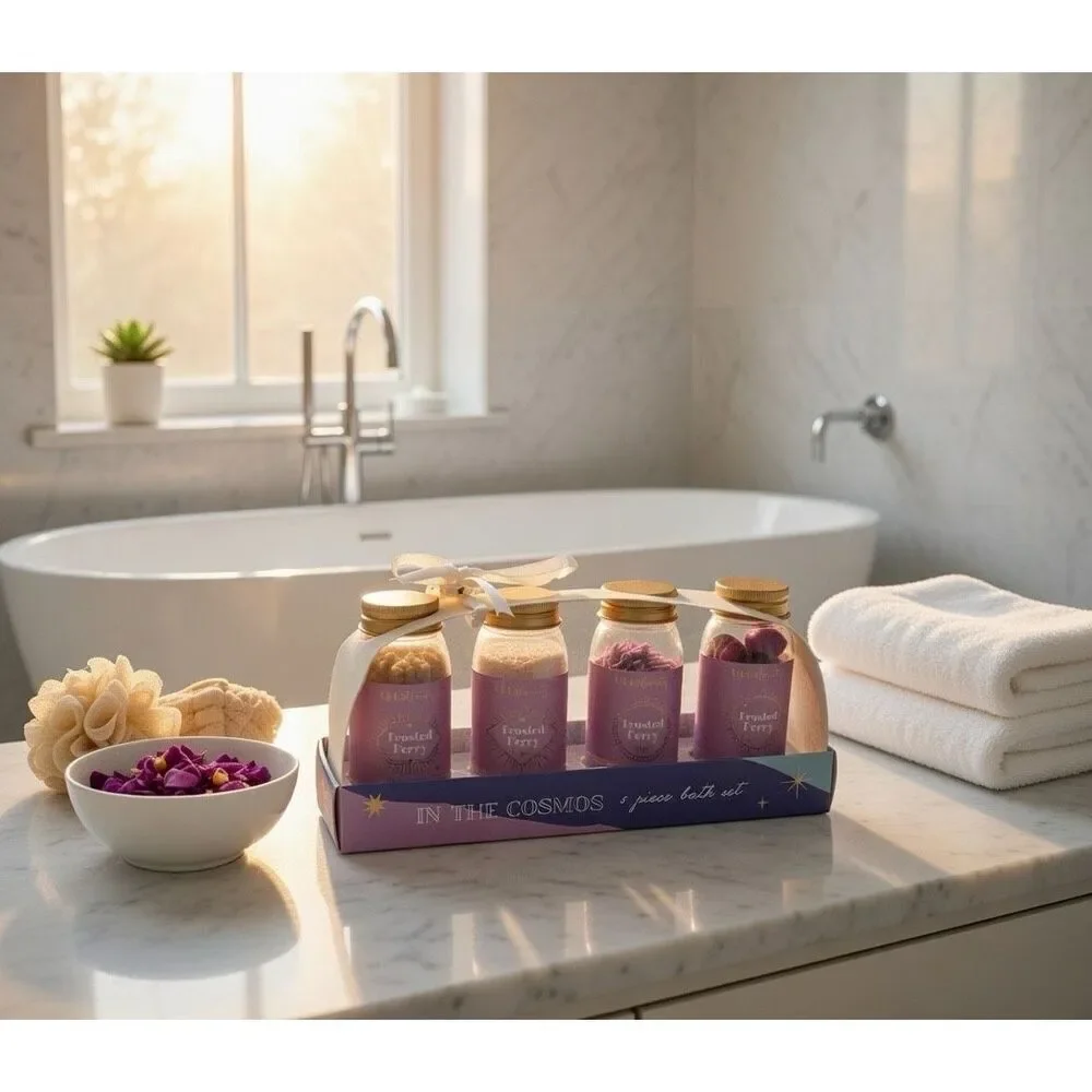 Ulta In The Cosmos 6 PC. Bath Set-Bath Salts, Fizz Powder,Drops & Confetti New❤️